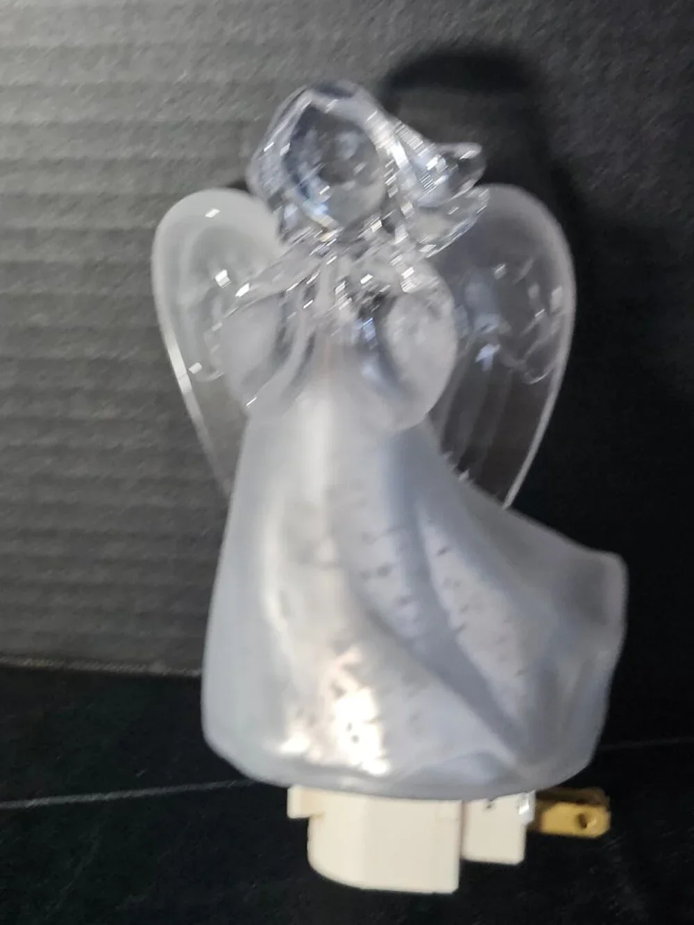 Midwest Seasons Lights In The Night Acrylic Angel Wall Plug In Night Light 6.5